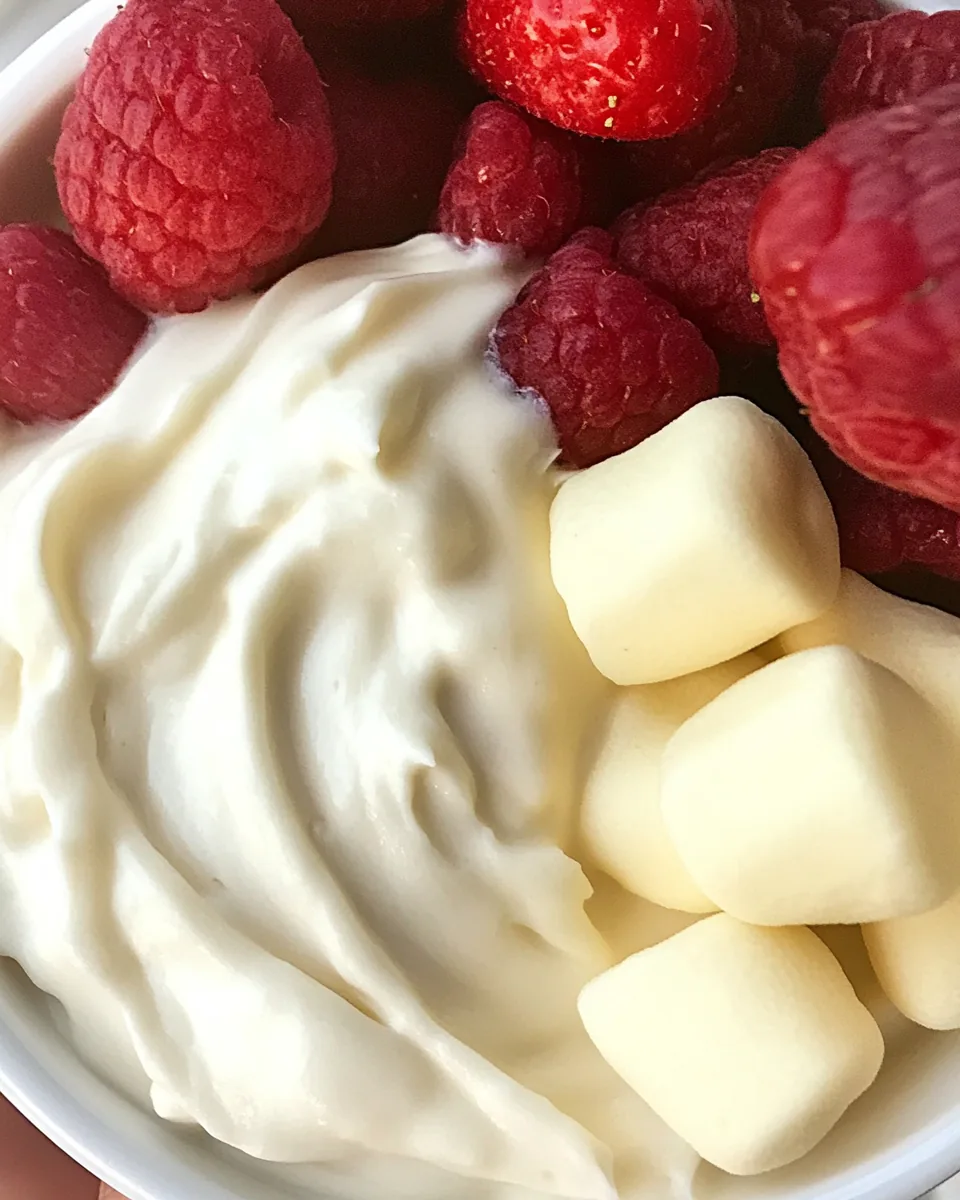 Marshmallow Fruit Dip