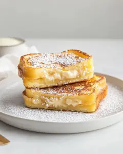 Marzipan Stuffed French Toast