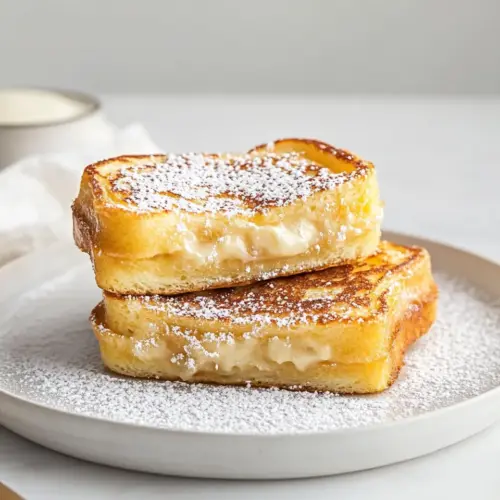 Marzipan Stuffed French Toast