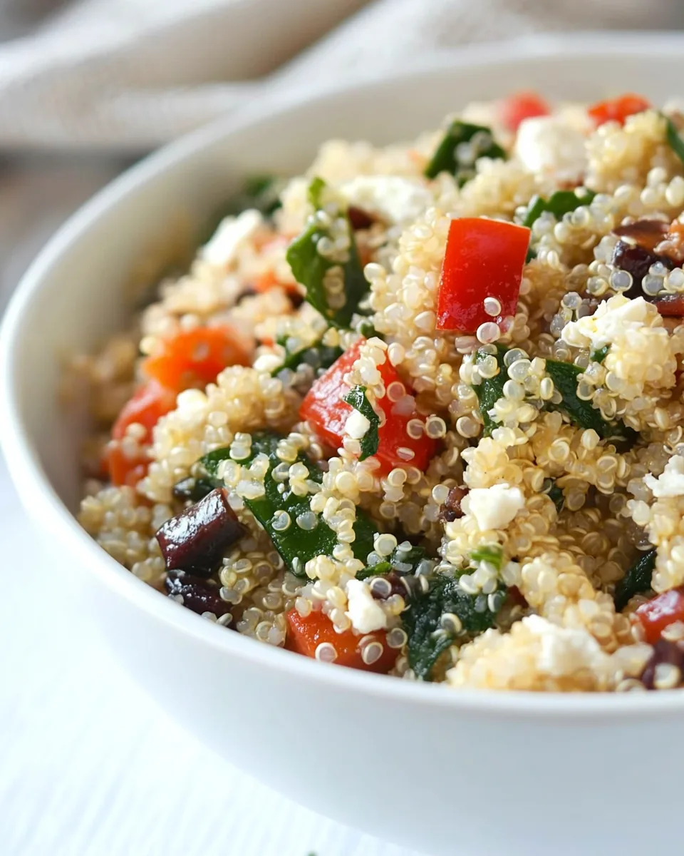 Mediterranean Quinoa Salad