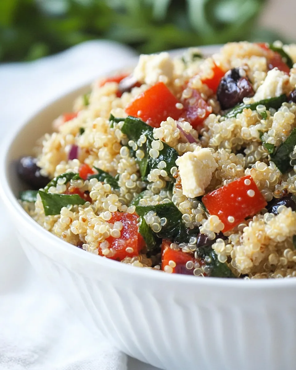 Mediterranean Quinoa Salad