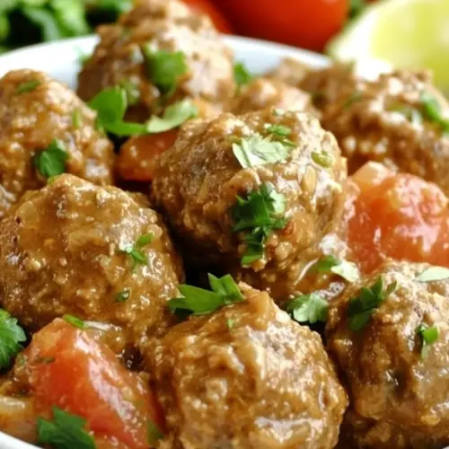 Mexican Meatballs with Chipotle Tomatillo Sauce