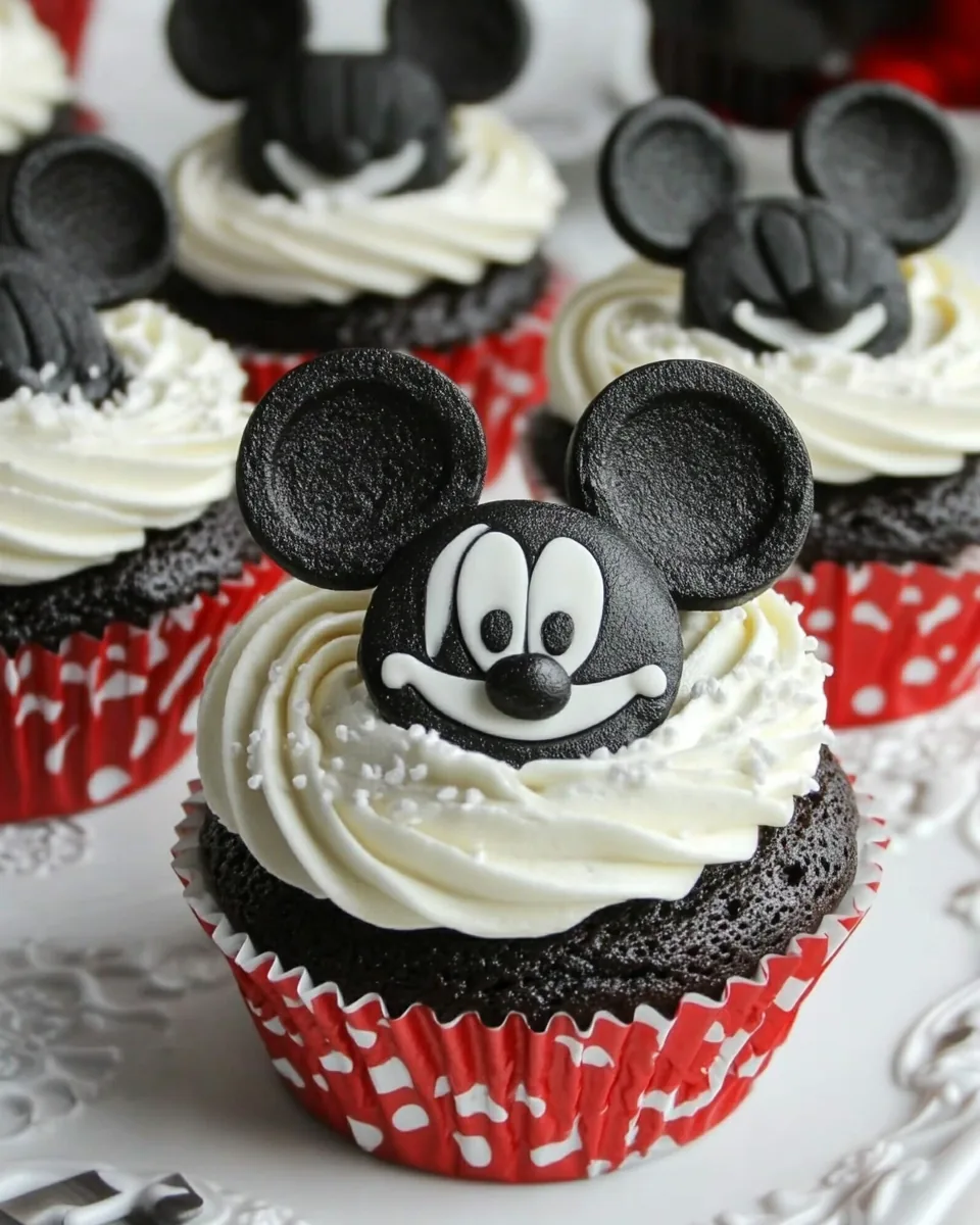 Mickey Mouse Cupcakes