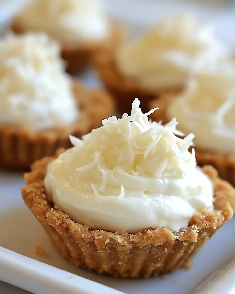 Mini Coconut Cream Pie