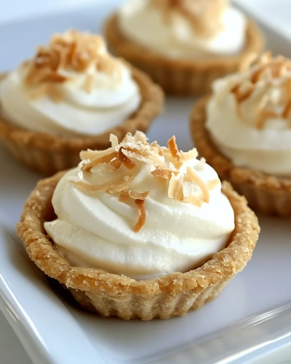 Mini Coconut Cream Pie