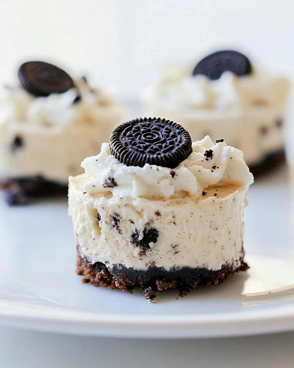 Mini Oreo Cheesecakes