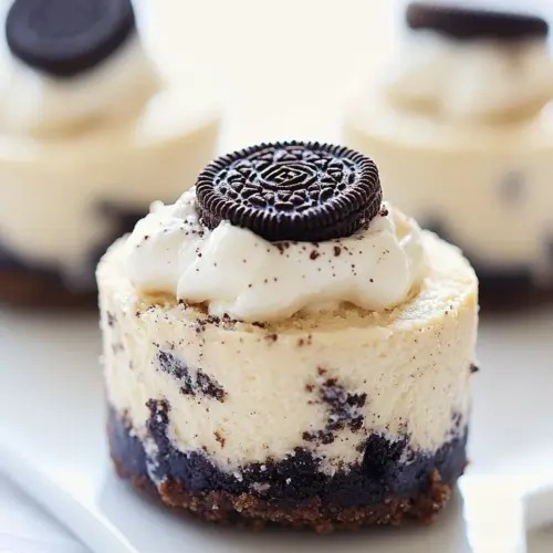 Mini Oreo Cheesecakes