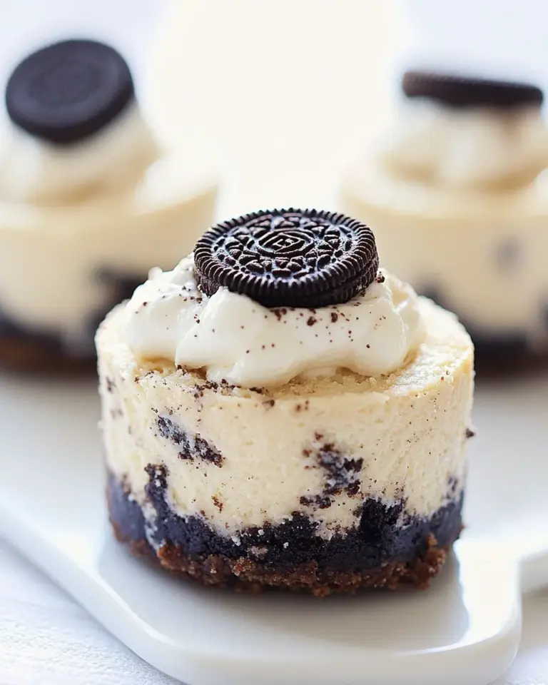 Mini Oreo Cheesecakes