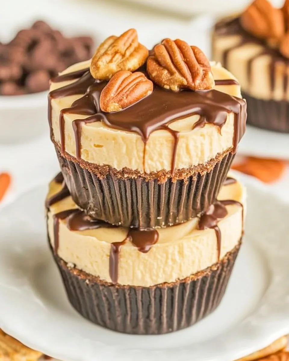 Mini Peanut Butter Cheesecakes