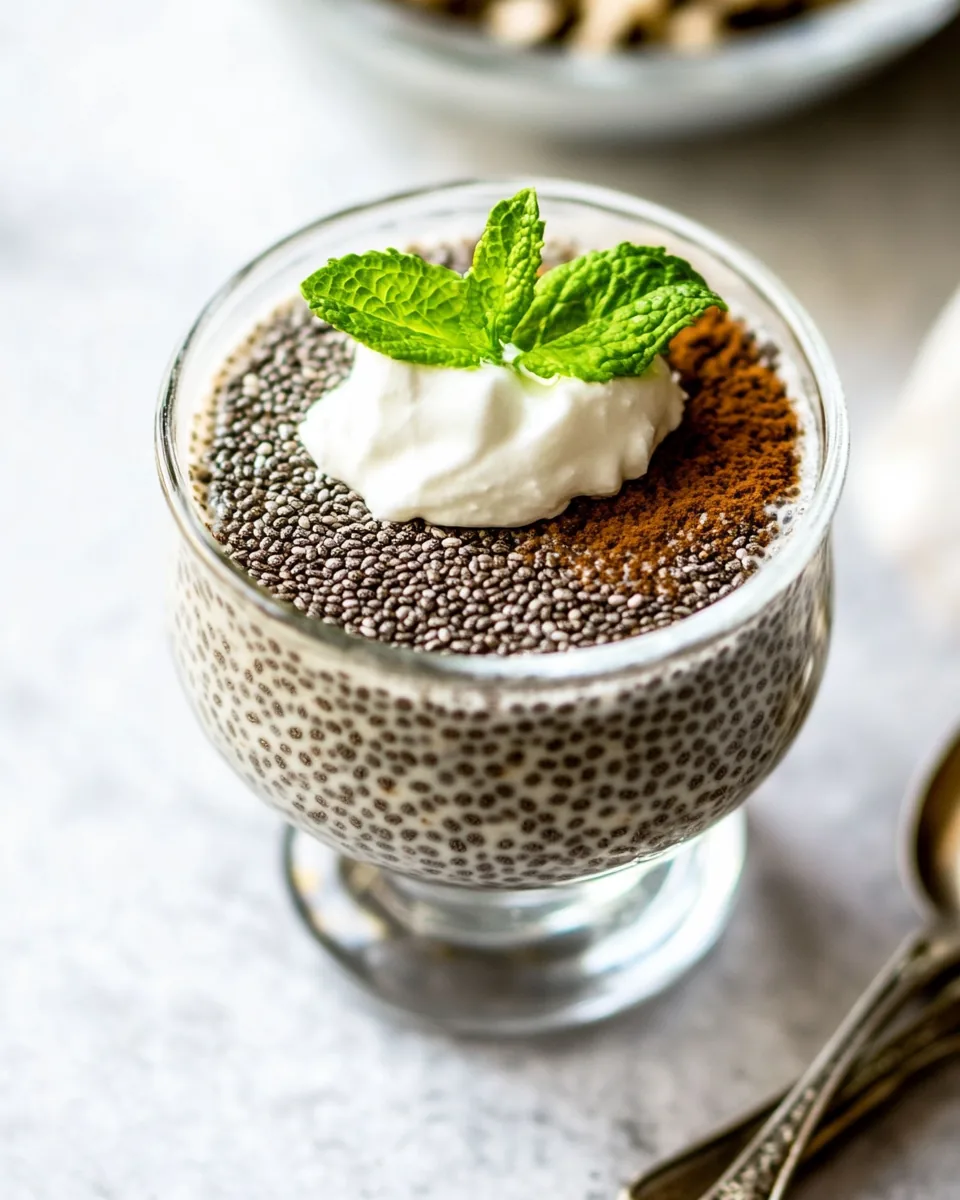 Mint Chia Pudding