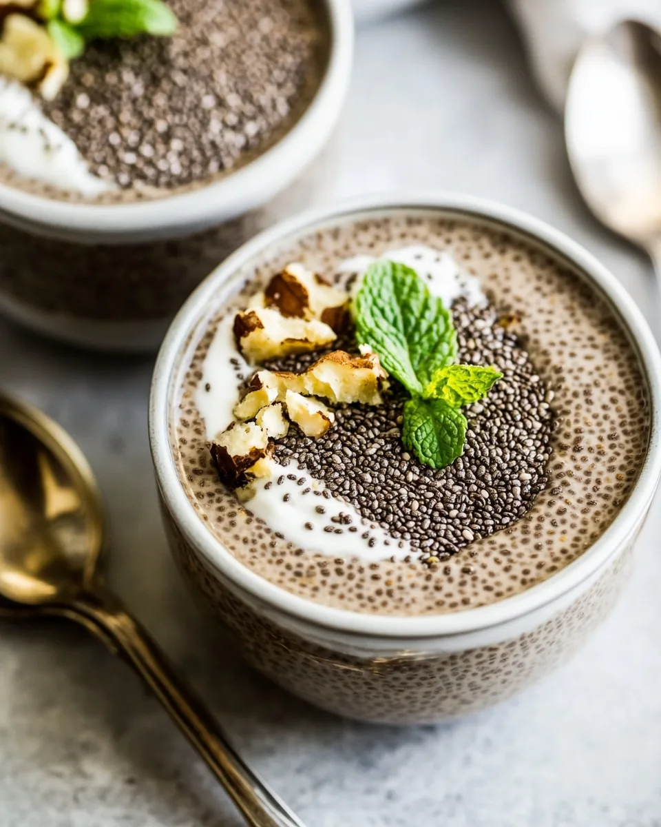 Mint Chia Pudding