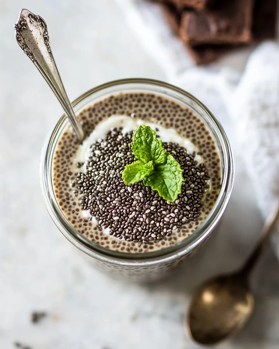 Mint Chia Pudding