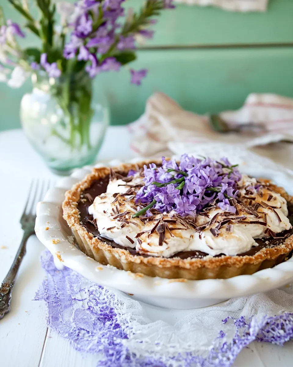 Miso Chocolate Fudge and Haupia Macaroon Pie