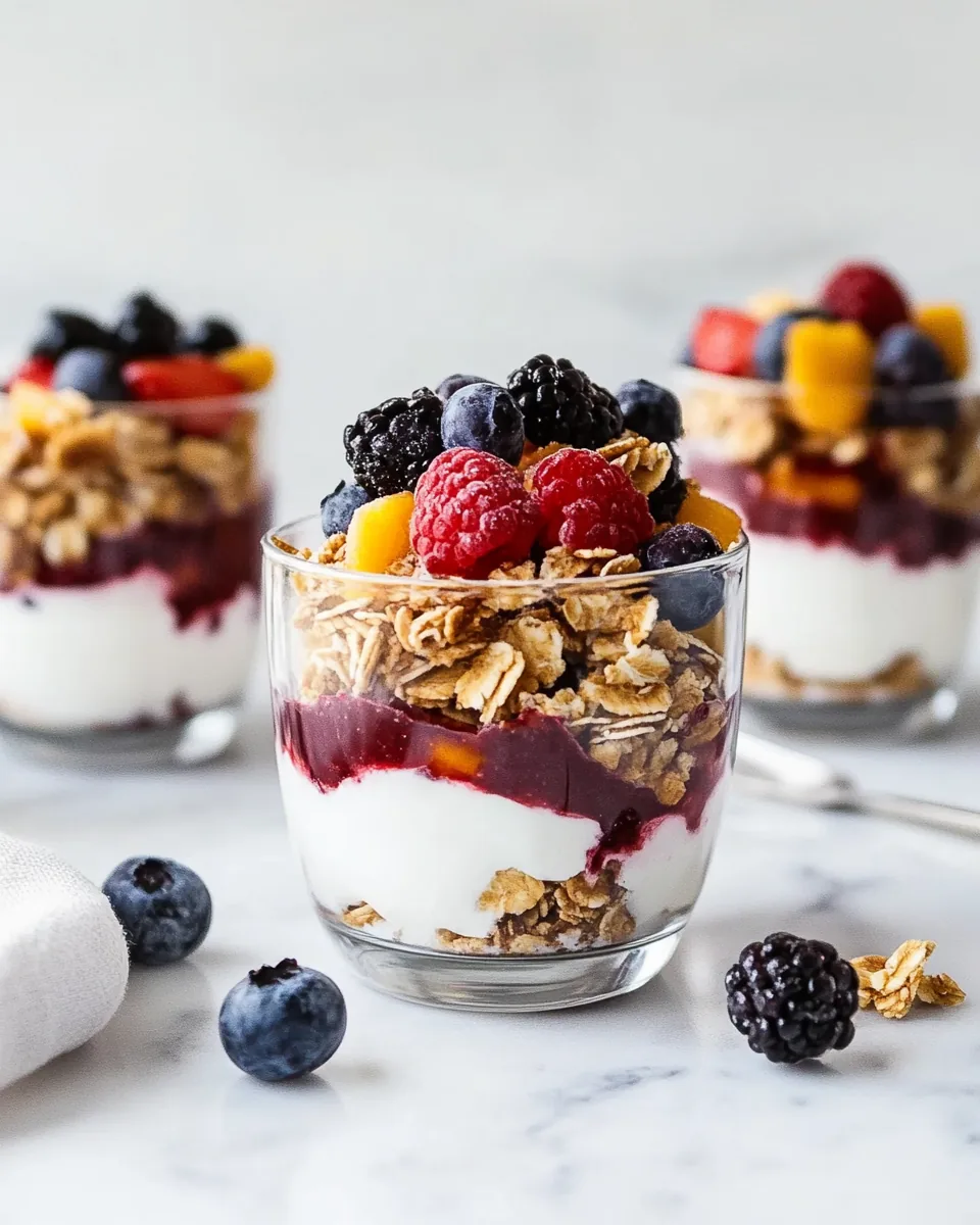 Mix and Match Yogurt Parfaits