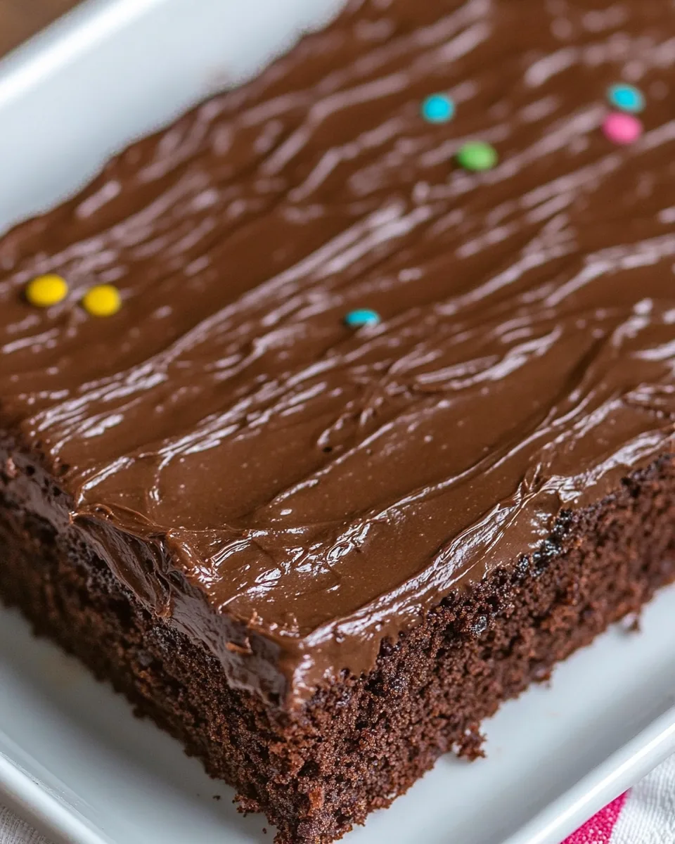 Moist Sour Cream Chocolate Cake