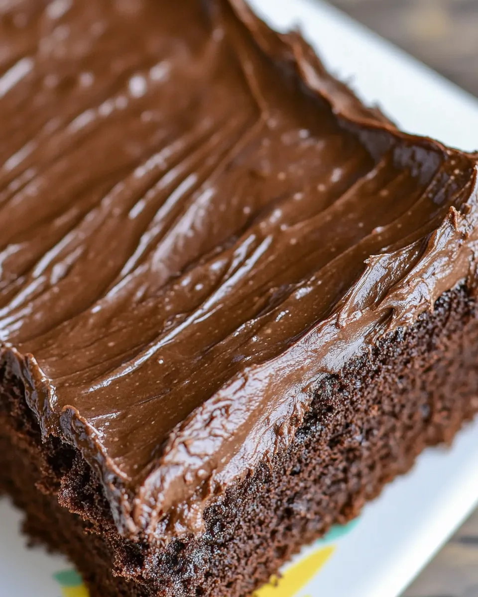 Moist Sour Cream Chocolate Cake