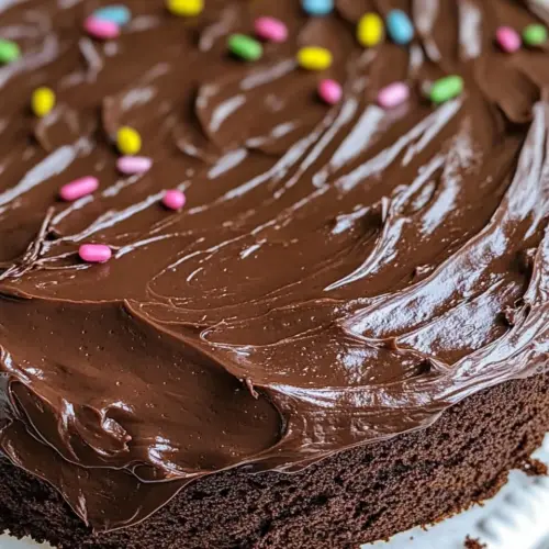 Moist Sour Cream Chocolate Cake
