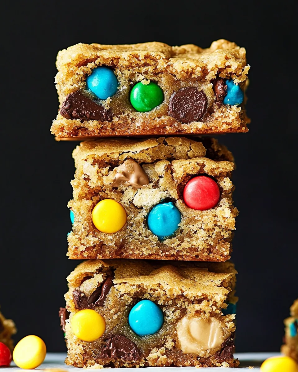 Monster Cookie Bars