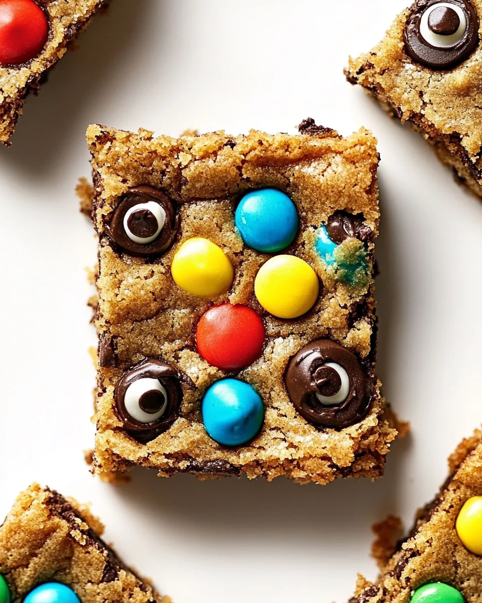 Monster Cookie Bars