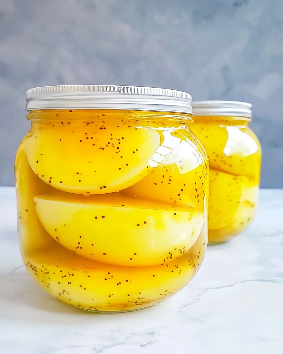 Mustard Pickled Eggs