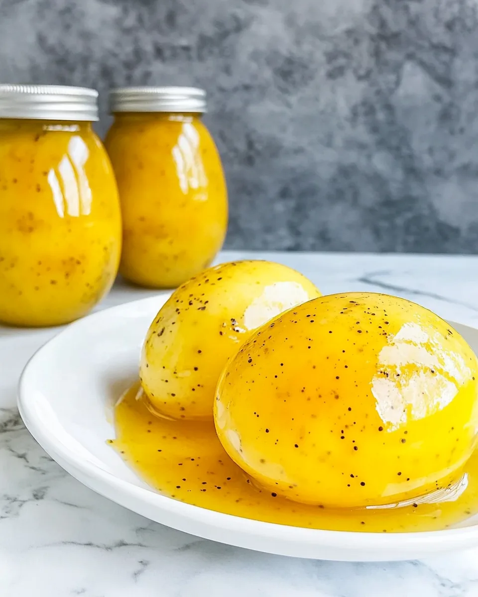 Mustard Pickled Eggs