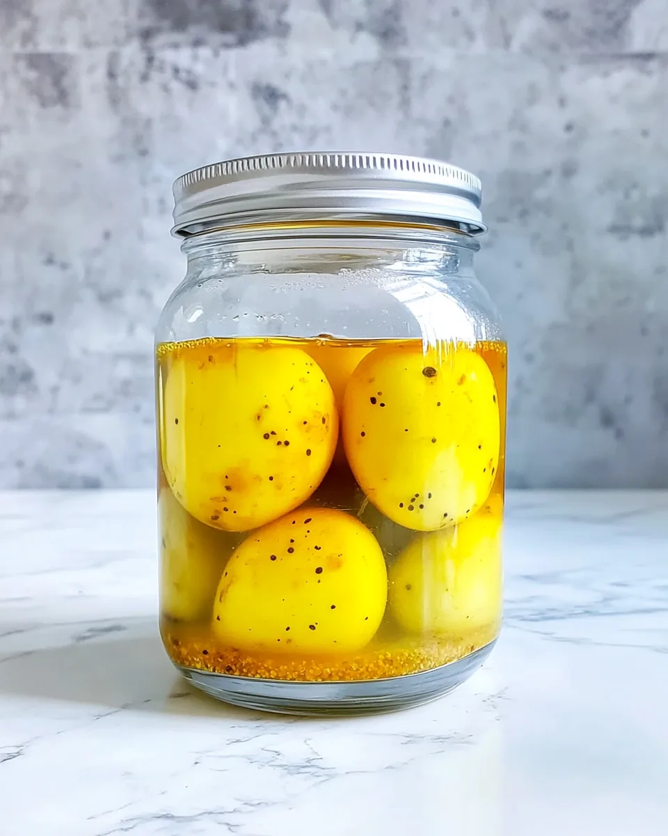 Mustard Pickled Eggs