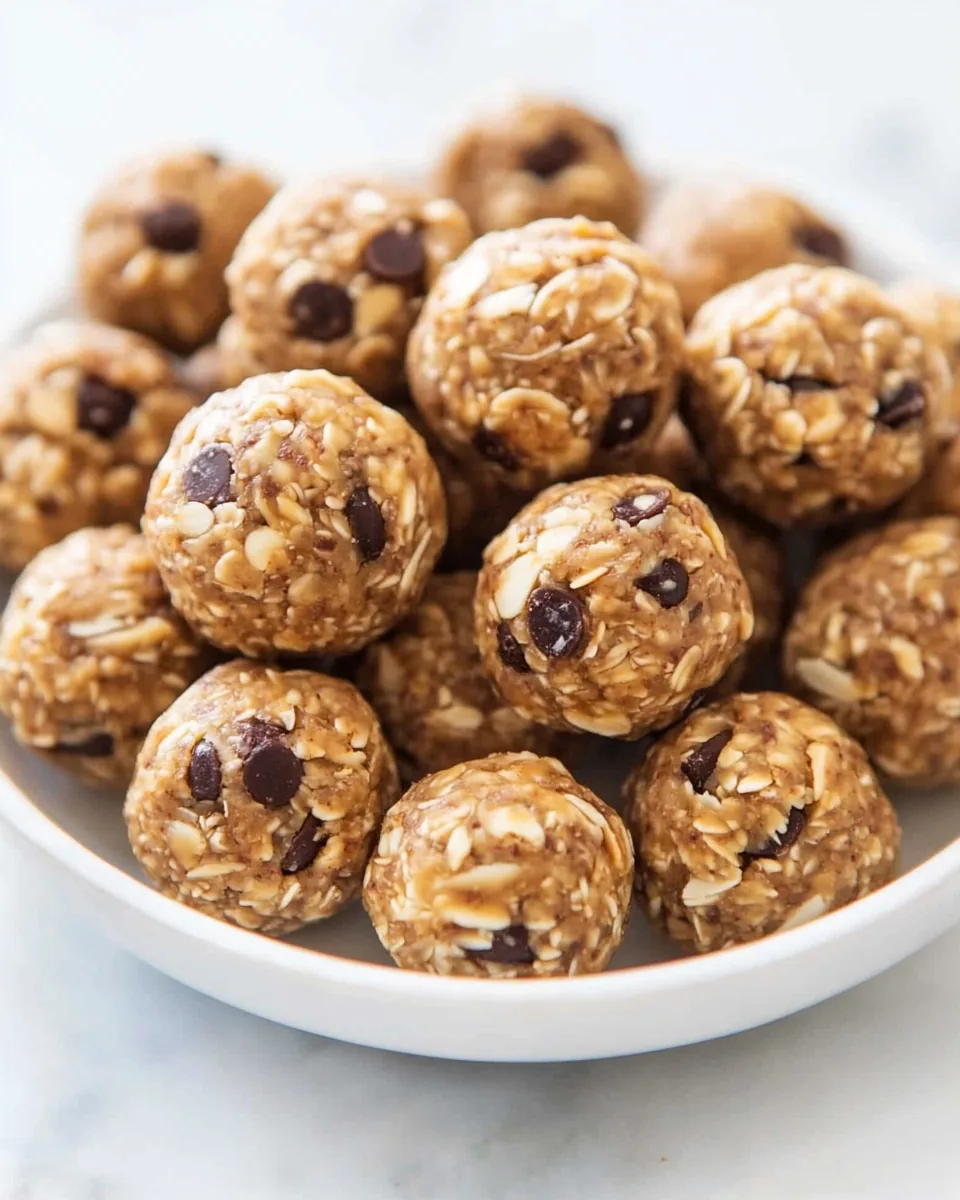 No Bake Almond Energy Balls