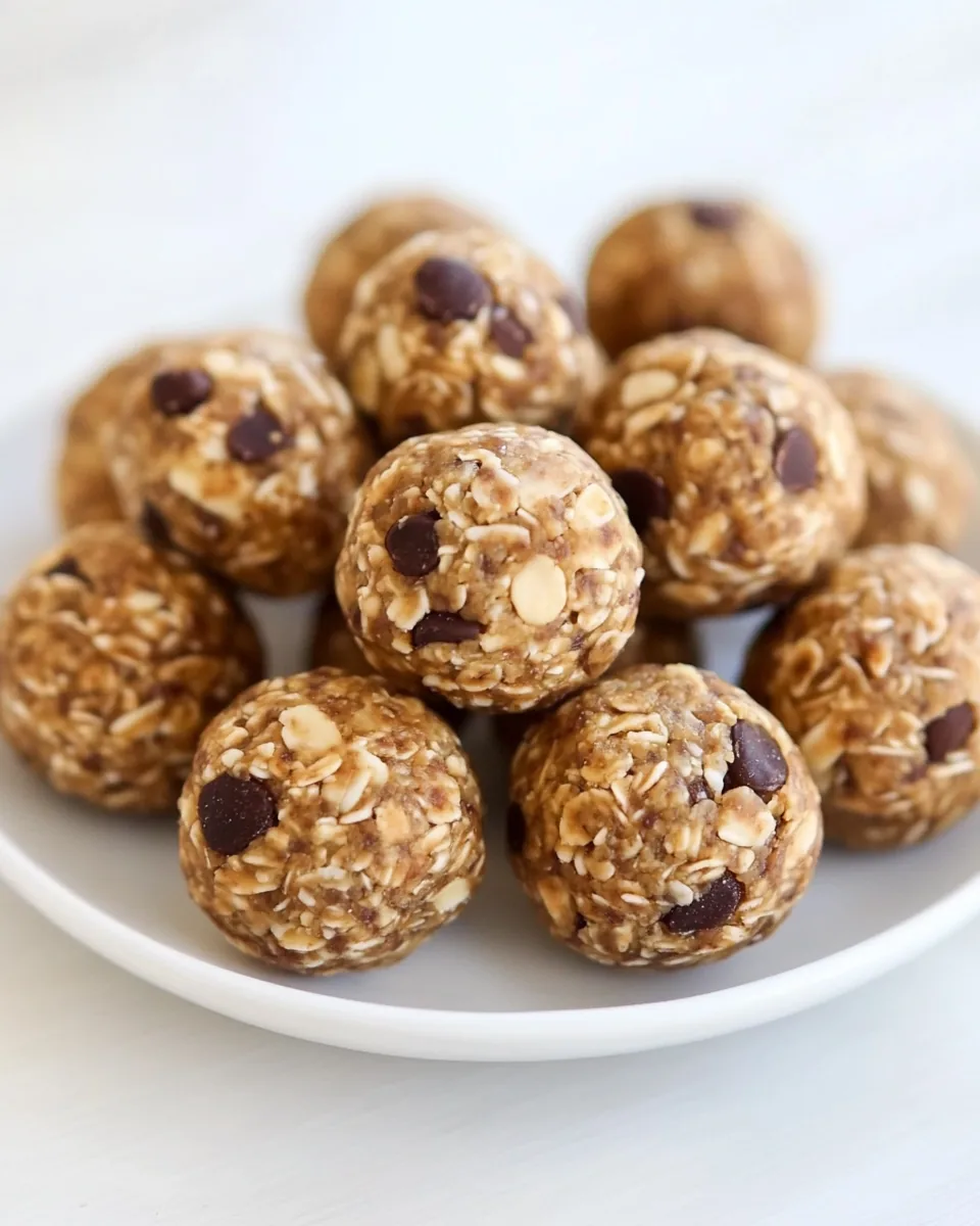 No Bake Almond Energy Balls