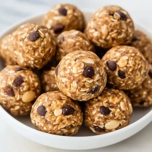 No Bake Almond Energy Balls