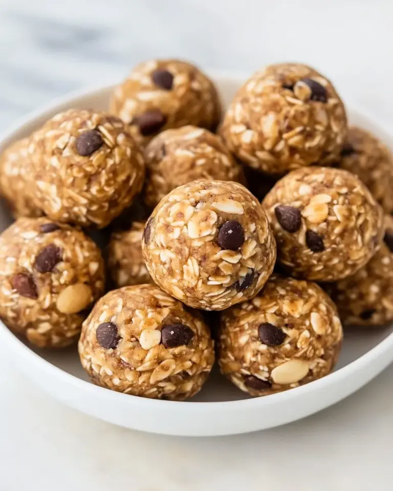 No Bake Almond Energy Balls