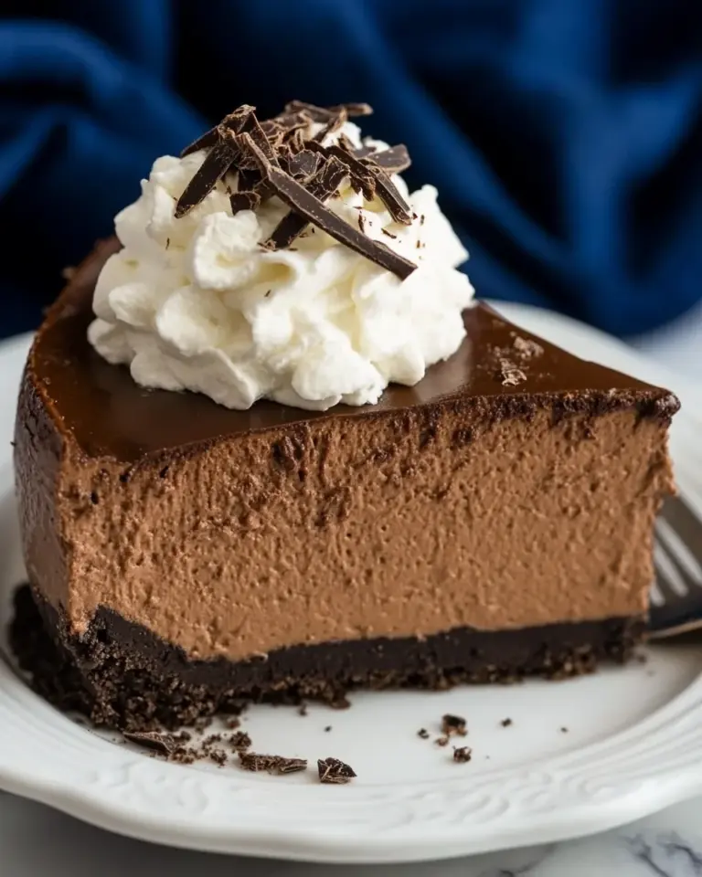 No Bake Chocolate Cheesecake