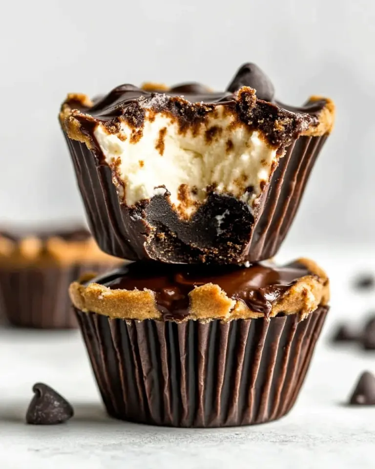 No Bake Chocolate Chip Cheesecake Cookie Dough Cups