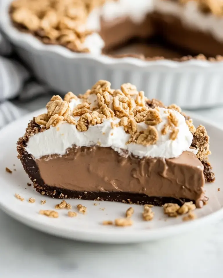 No Bake Nutter Butter Nutella Pie