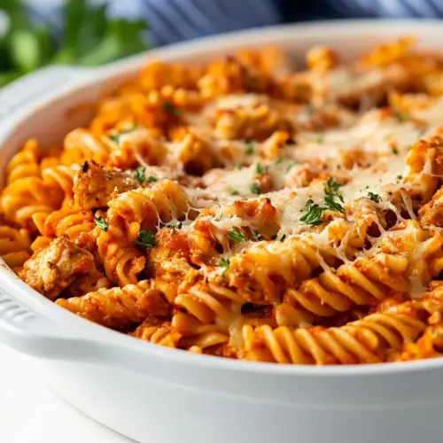 No Boil Chicken Parmesan Pasta