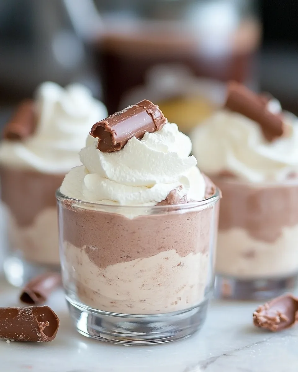 Nutella Mousse Cups