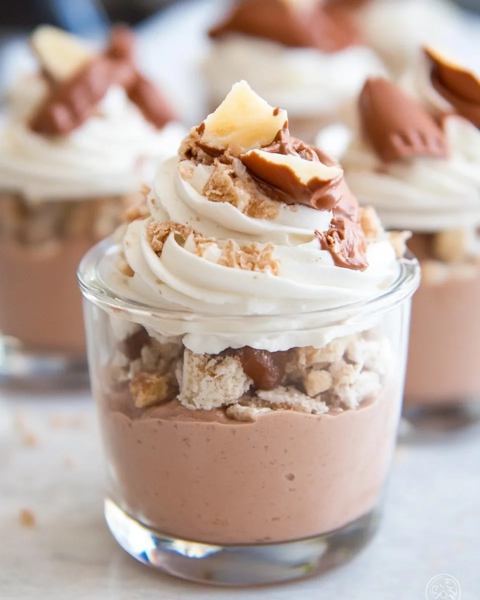 Nutella Mousse Cups