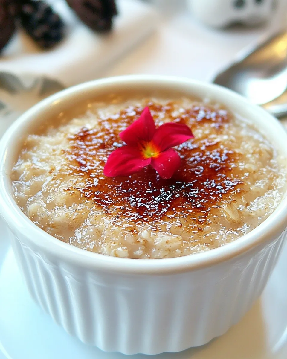 Oatmeal Brulee