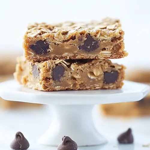 Oatmeal Peanut Butter Cookie Bars