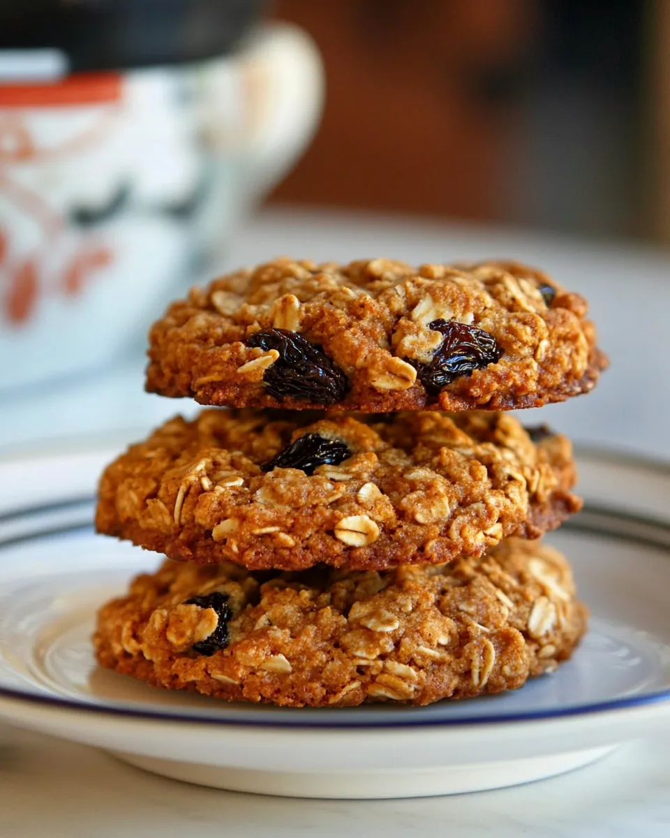 Oatmeal Raisin Cookies