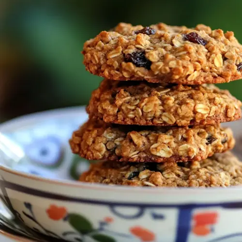 Oatmeal Raisin Cookies