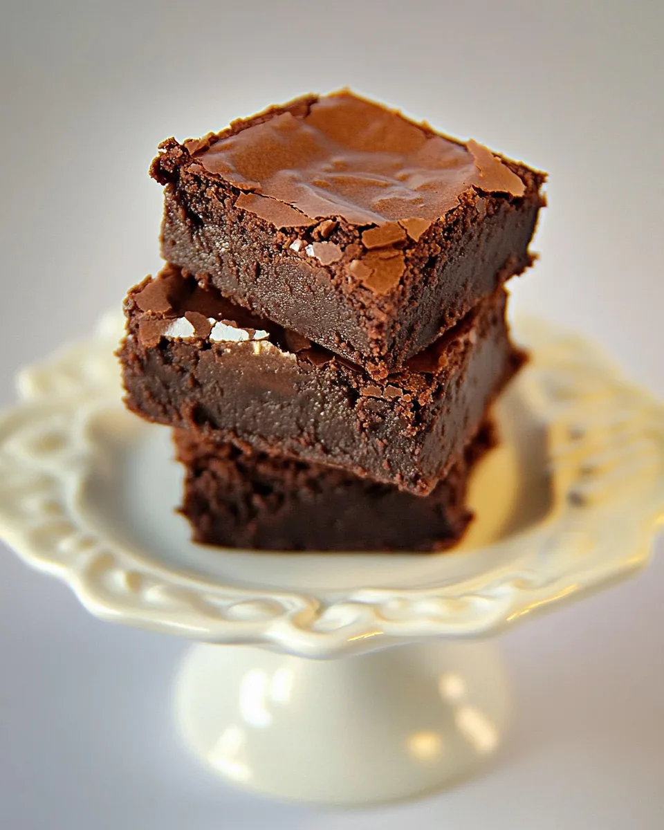 One Bowl Nutella Fudge Brownies