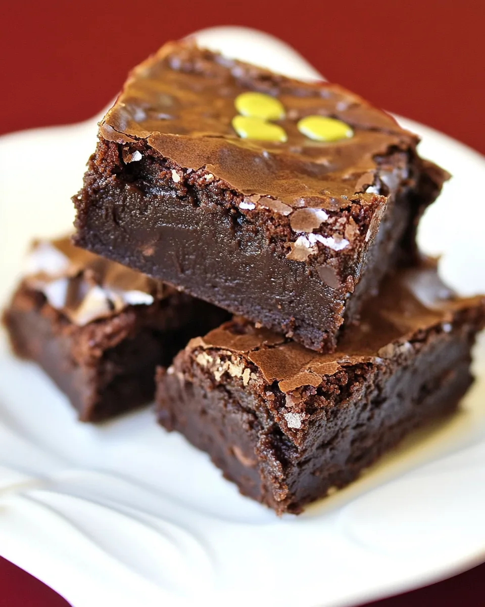 One Bowl Nutella Fudge Brownies