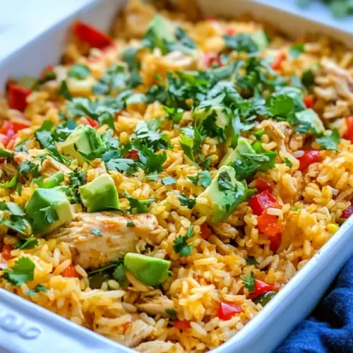 One Pan Chicken Fajita Rice
