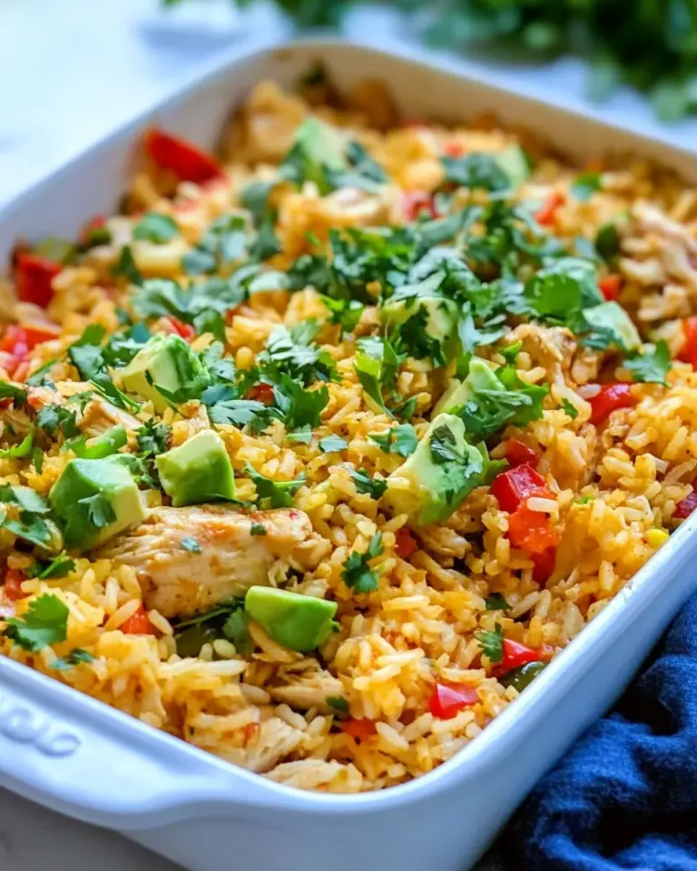 One Pan Chicken Fajita Rice