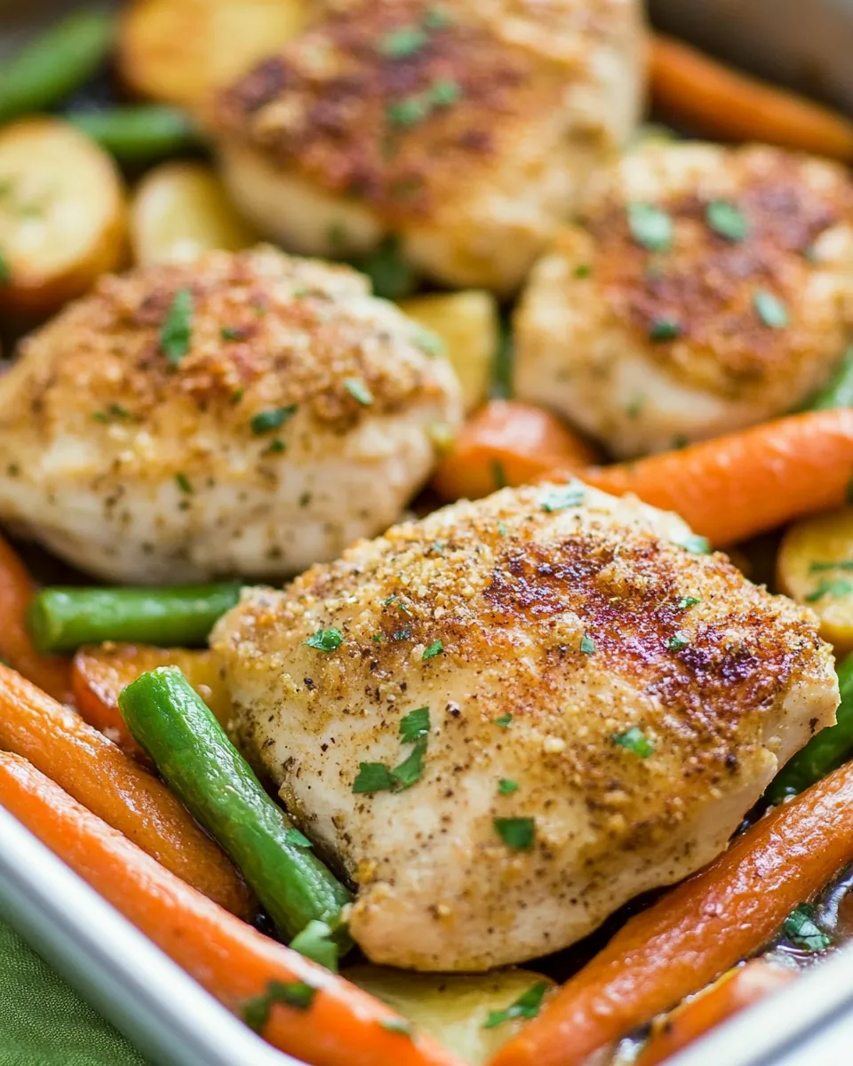 One Pan Chicken and Vegetables