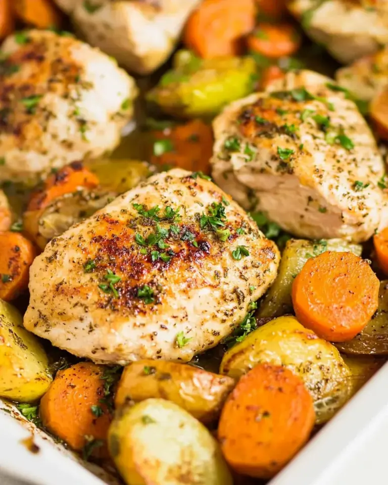 One Pan Chicken and Vegetables