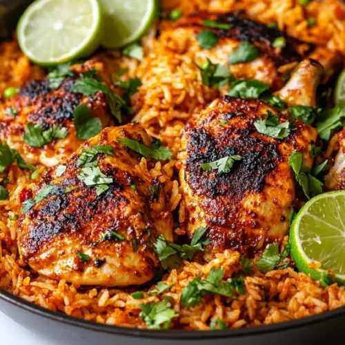 One Pan Chili Lime Chicken and Rice