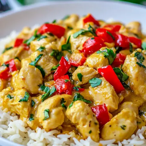 One Pan Coconut Curry Chicken and Rice