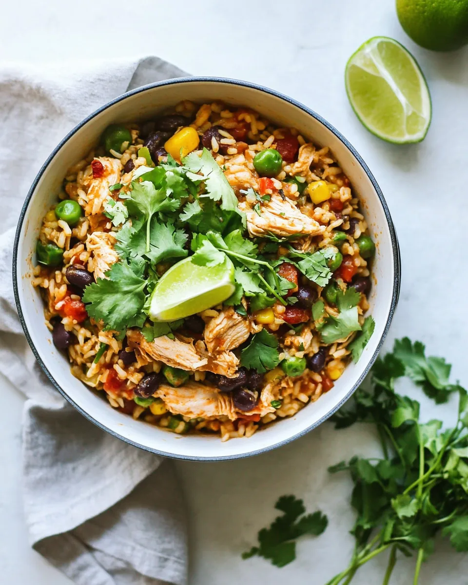 One Pot Mexican Chicken and Rice