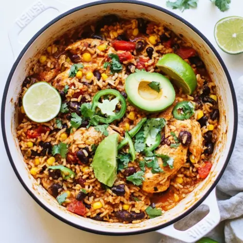 One Pot Mexican Chicken and Rice